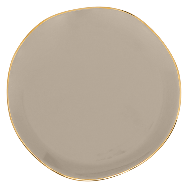 Good Morning bord Ø17 cm - Gray Morn - Set van 4