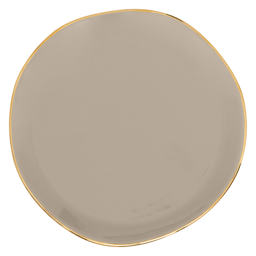 Good Morning bord Ø17 cm - Gray Morn - Set van 4