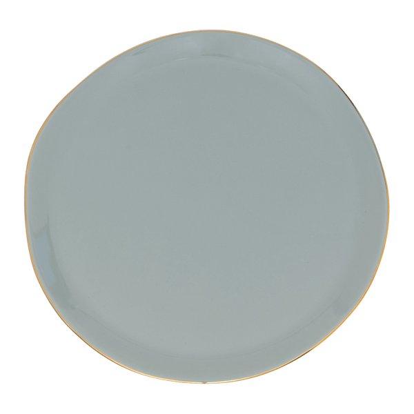 Good Morning bord Ø22.8 cm - Slate - Set van 4