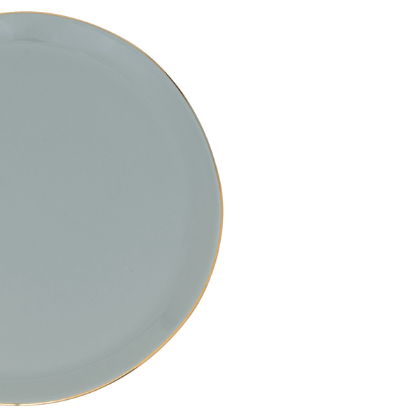 Good Morning bord Ø22.8 cm - Slate - Set van 4