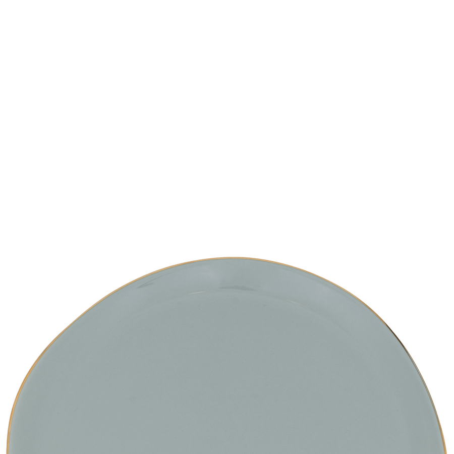 Good Morning bord Ø22.8 cm - Slate - Set van 4