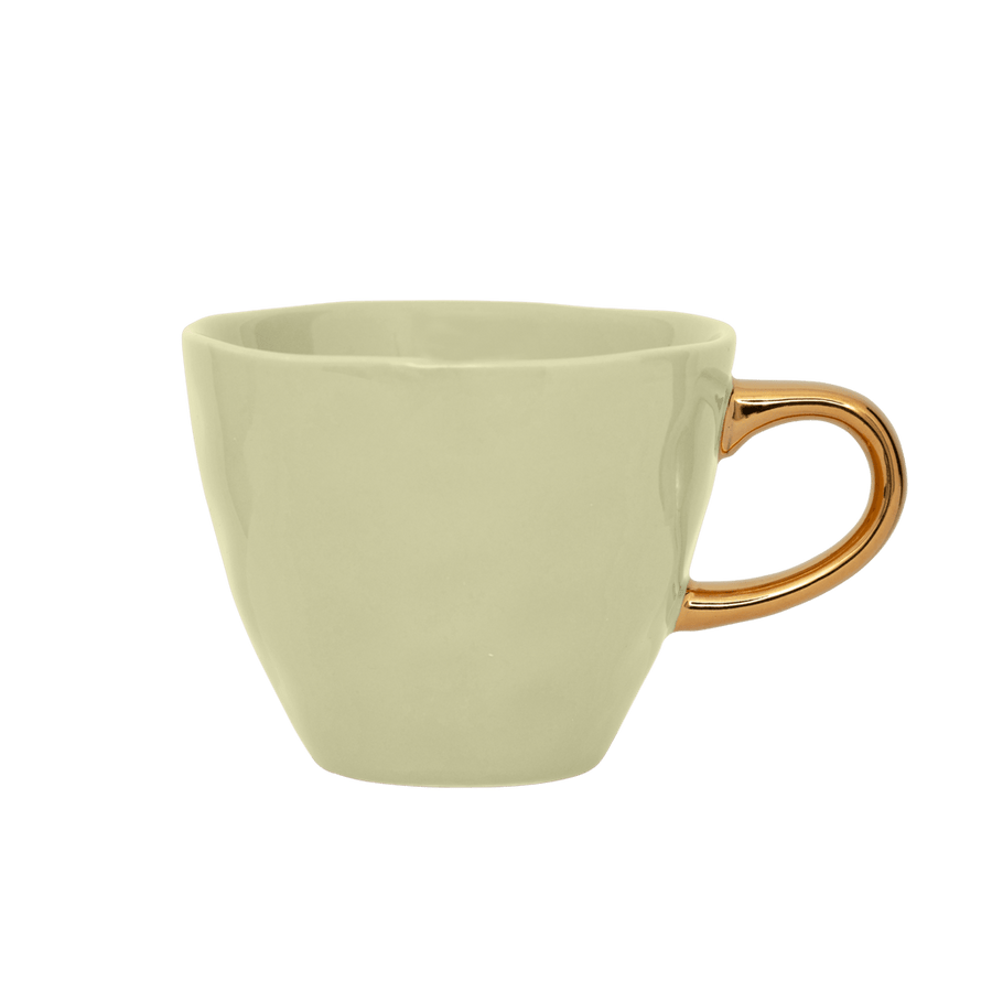 Good Morning kop Coffee Ø8 cm - Pale Green - Set van 4