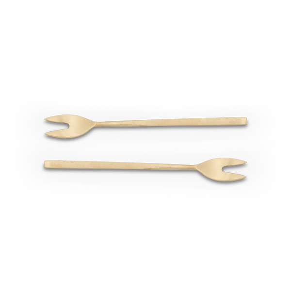 Vork Brass - Set van 4