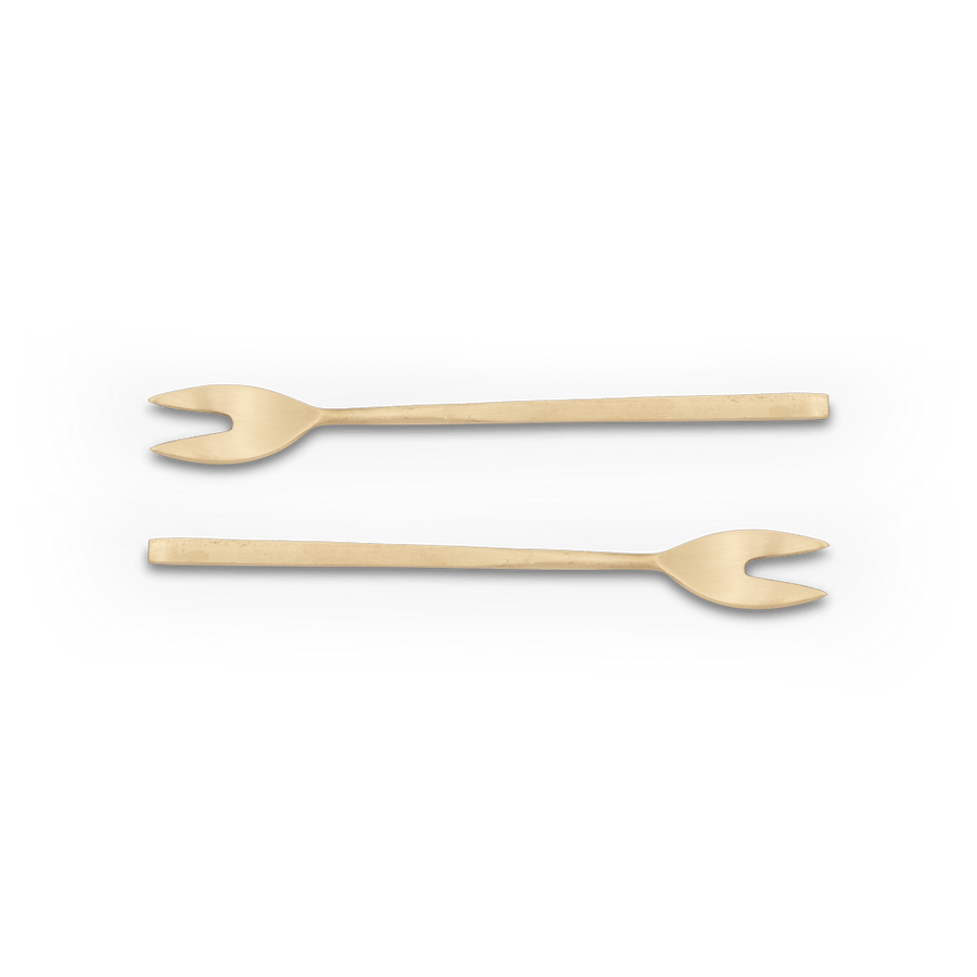 Vork Brass - Set van 4