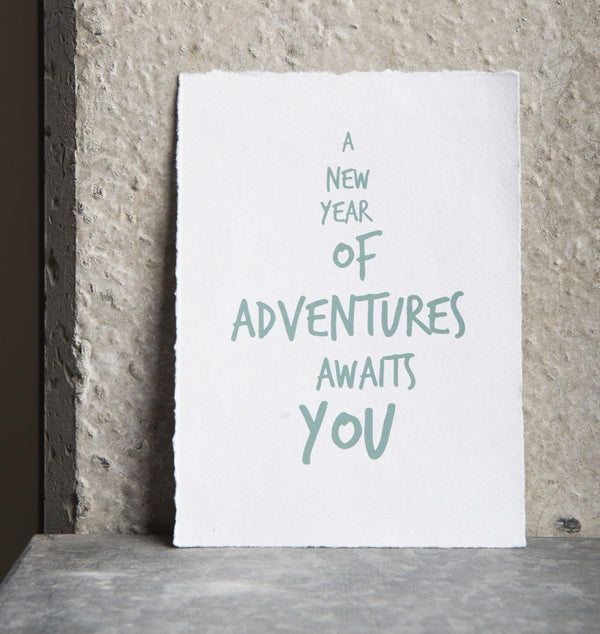 Wenskaart met envelop - Adventures - Set van 12