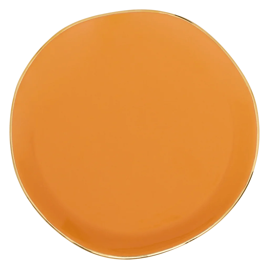 Good Morning bord Ø17 cm - Caramel - Set van 4
