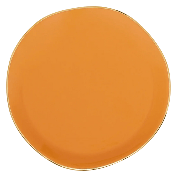 Good Morning bord Ø17 cm - Caramel - Set van 4