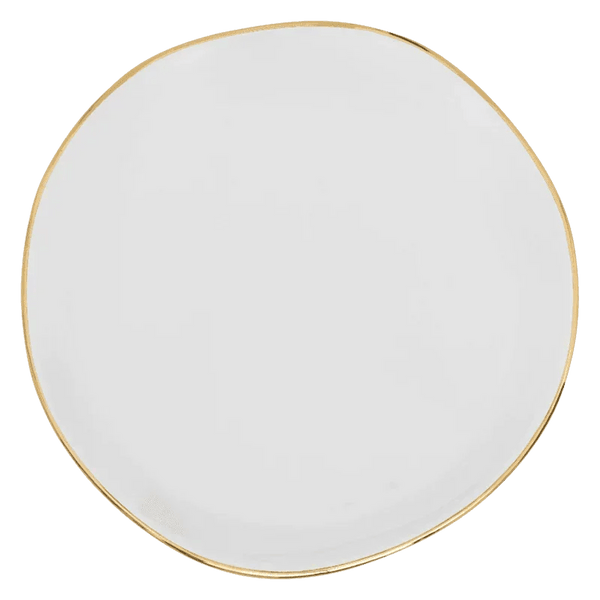Good Morning bord Ø17 cm - White - Set van 4