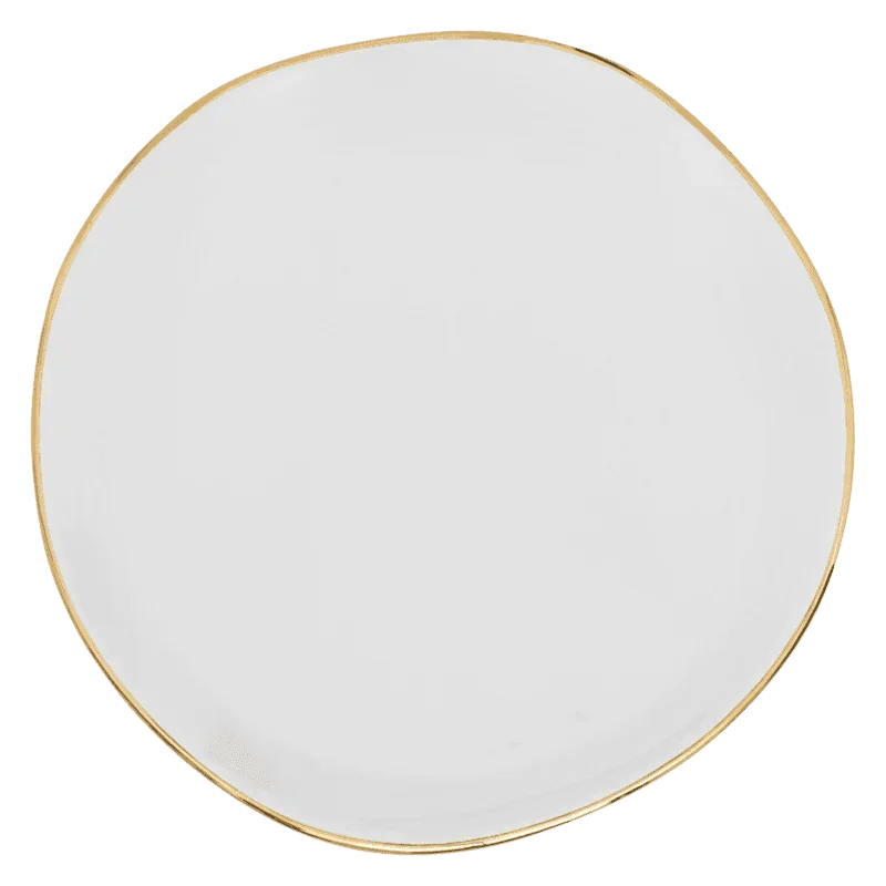 Good Morning bord Ø17 cm - White - Set van 4