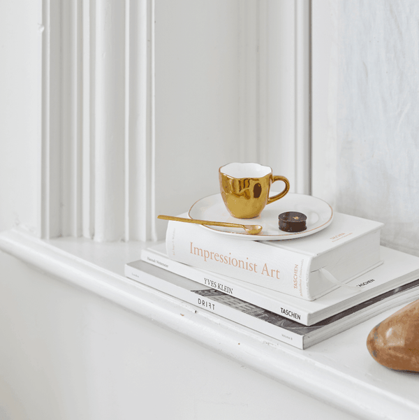 Good Morning kop Espresso Ø6 cm - Gold - Set van 4