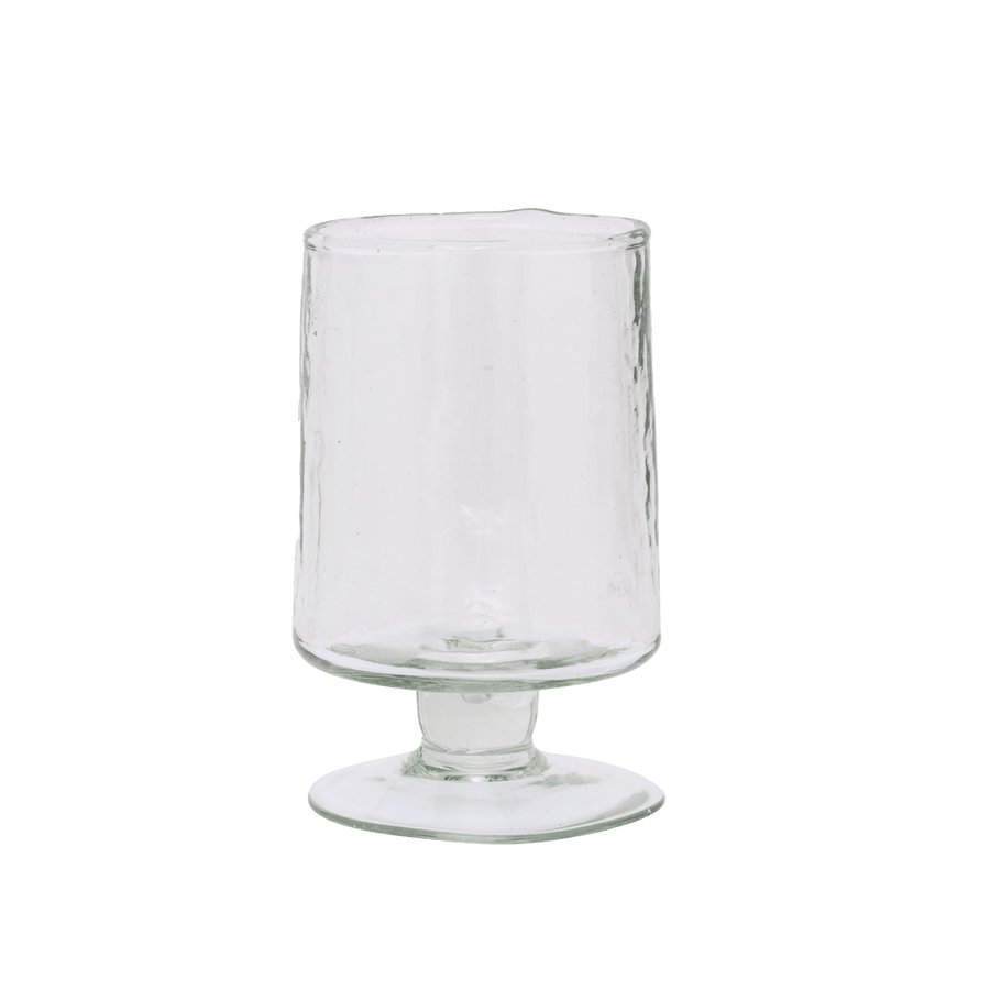 Wijnglas Hammered Transparent - Set van 4
