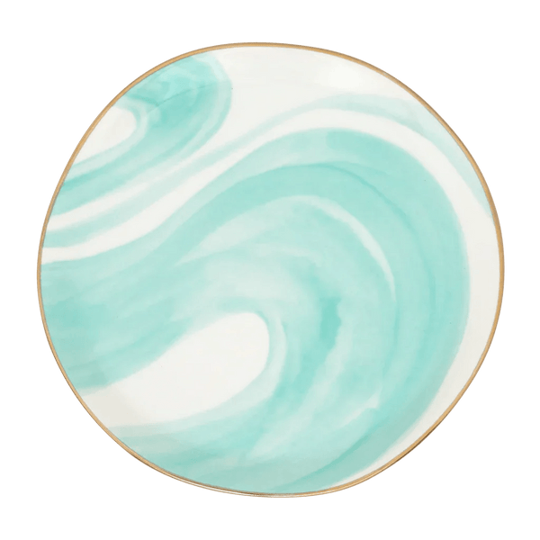 Good Morning bord Ø17 cm - Emerald Green - Set van 4