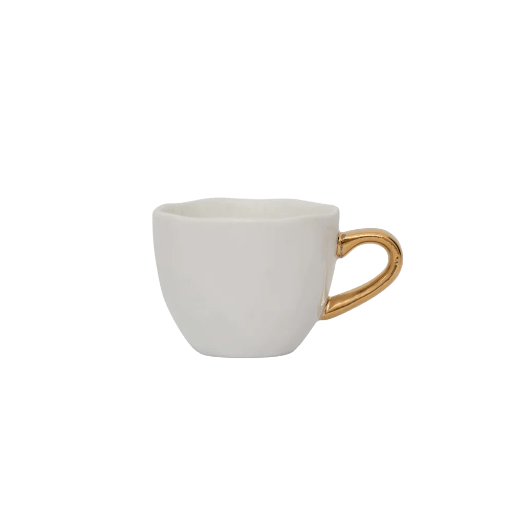 Good Morning kop Espresso Ø6 cm - White - Set van 4
