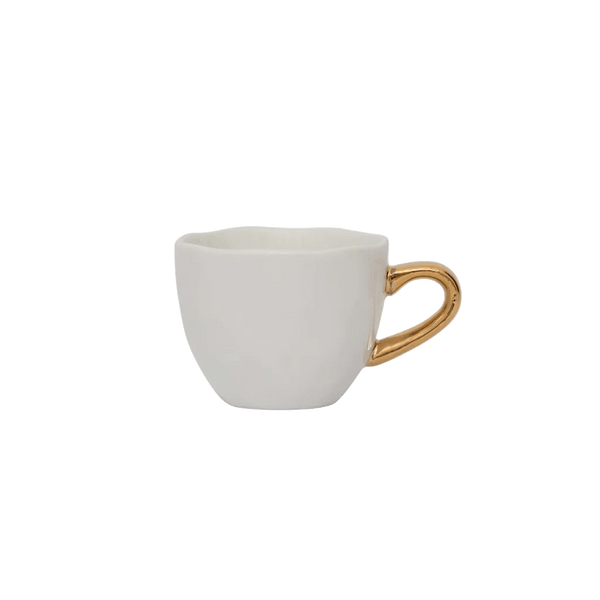 Good Morning kop Espresso Ø6 cm - White - Set van 4