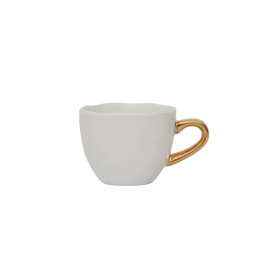 Good Morning kop Espresso Ø6 cm - White - Set van 4