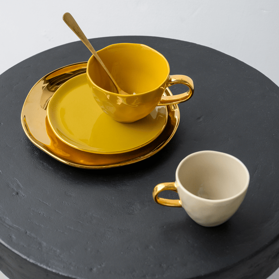Good Morning kop Coffee Ø8 cm - Gray Morn - Set van 4