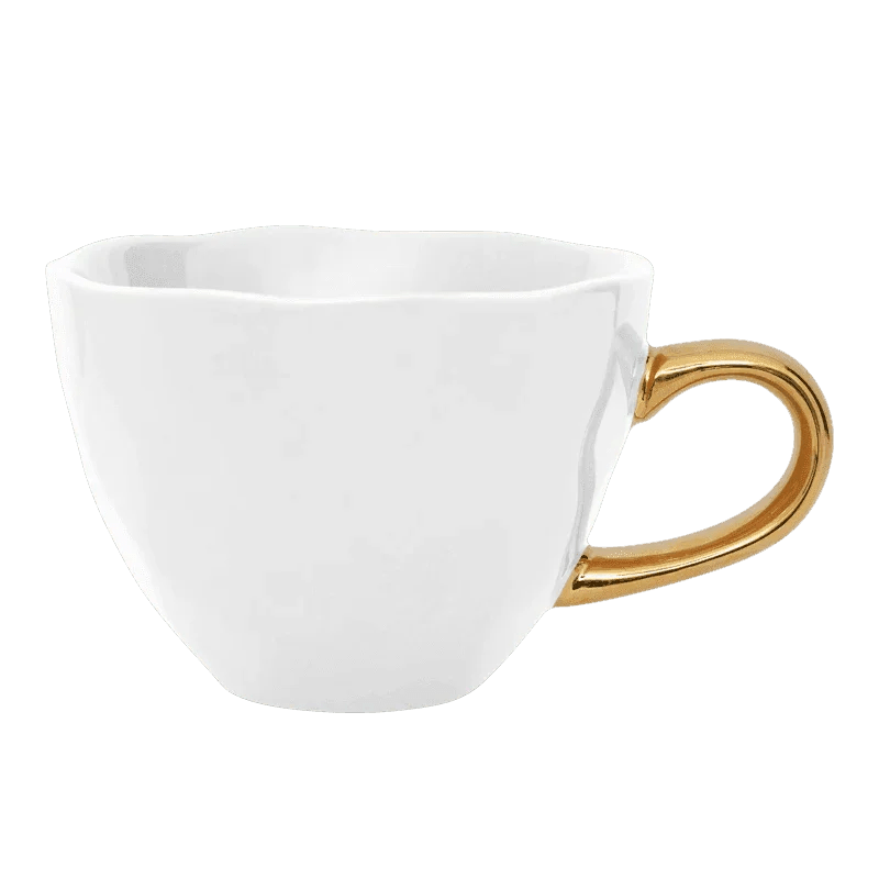 Good Morning kop Cappuccino / Tea Ø11 cm - White - Set van 4