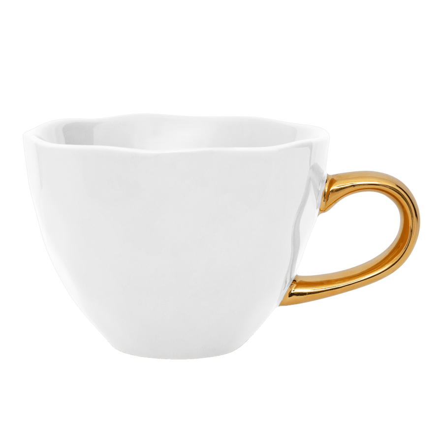 Good Morning kop Cappuccino / Tea Ø11 cm - White - Set van 4