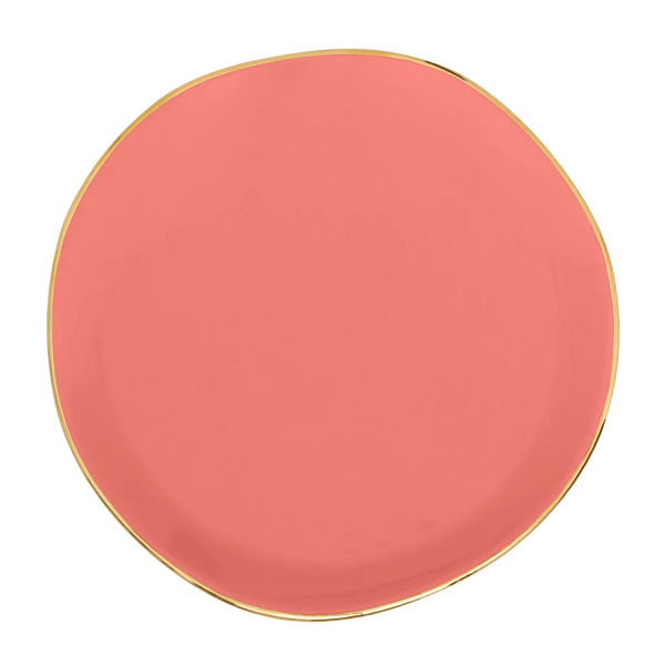 Good Morning bord Ø17 cm - Burnt Coral - Set van 2