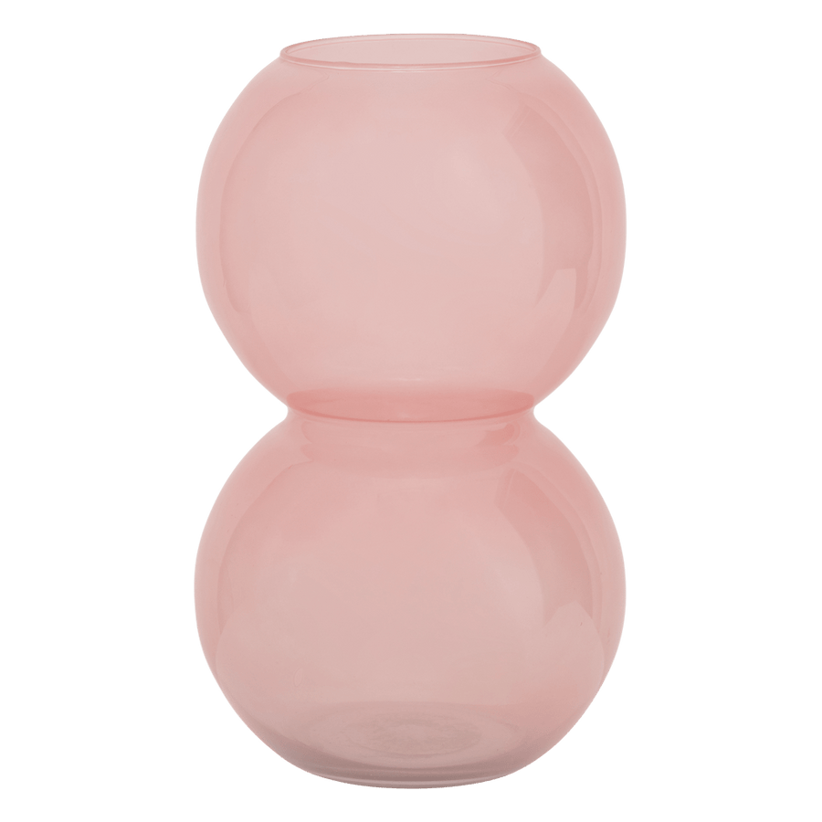 Vaas recyled glass Bulb, Brandied Apricot
