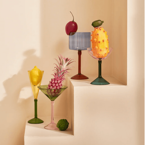 Martini cocktail glass, set van 2, in gift pack