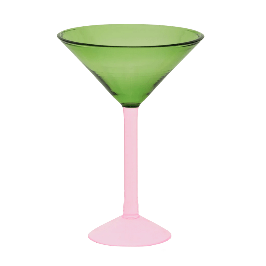 Martini cocktail glass, set van 2, in gift pack