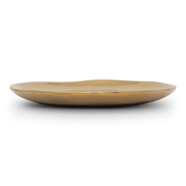 Good Morning bord Ø14 cm - gold - Set van 4