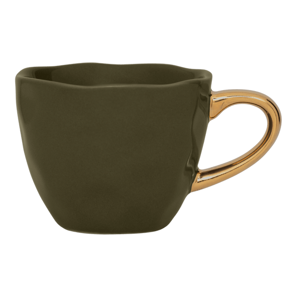 Good Morning kop Espresso Ø6 cm - Fir Green - Set van 4