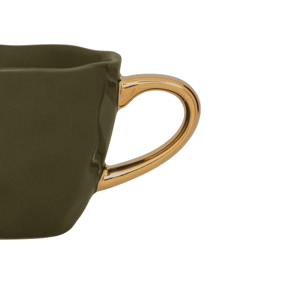 Good Morning kop Espresso Ø6 cm - Fir Green - Set van 4