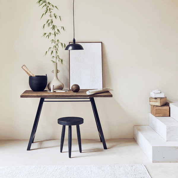Office desk reclaimed wood and Acacia