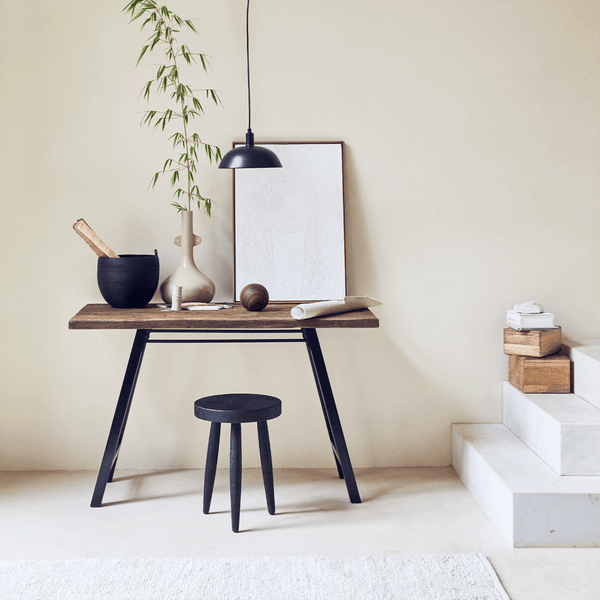 Office desk reclaimed wood and Acacia