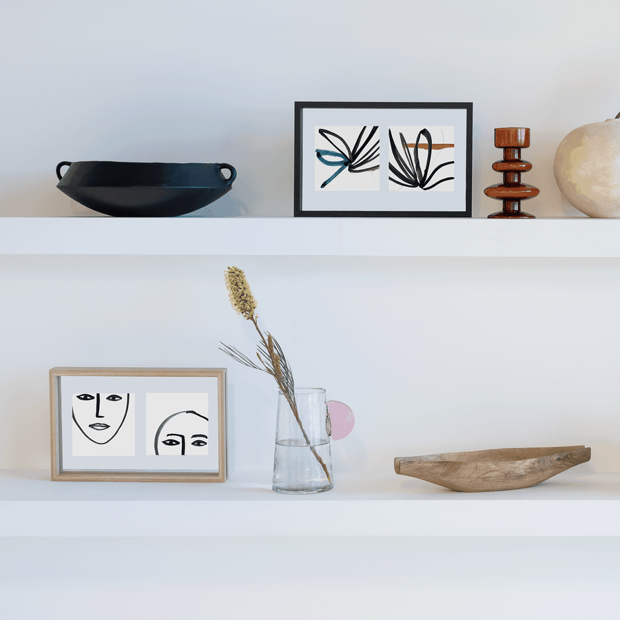 Fotolijst Floating Minimalism Double, Black