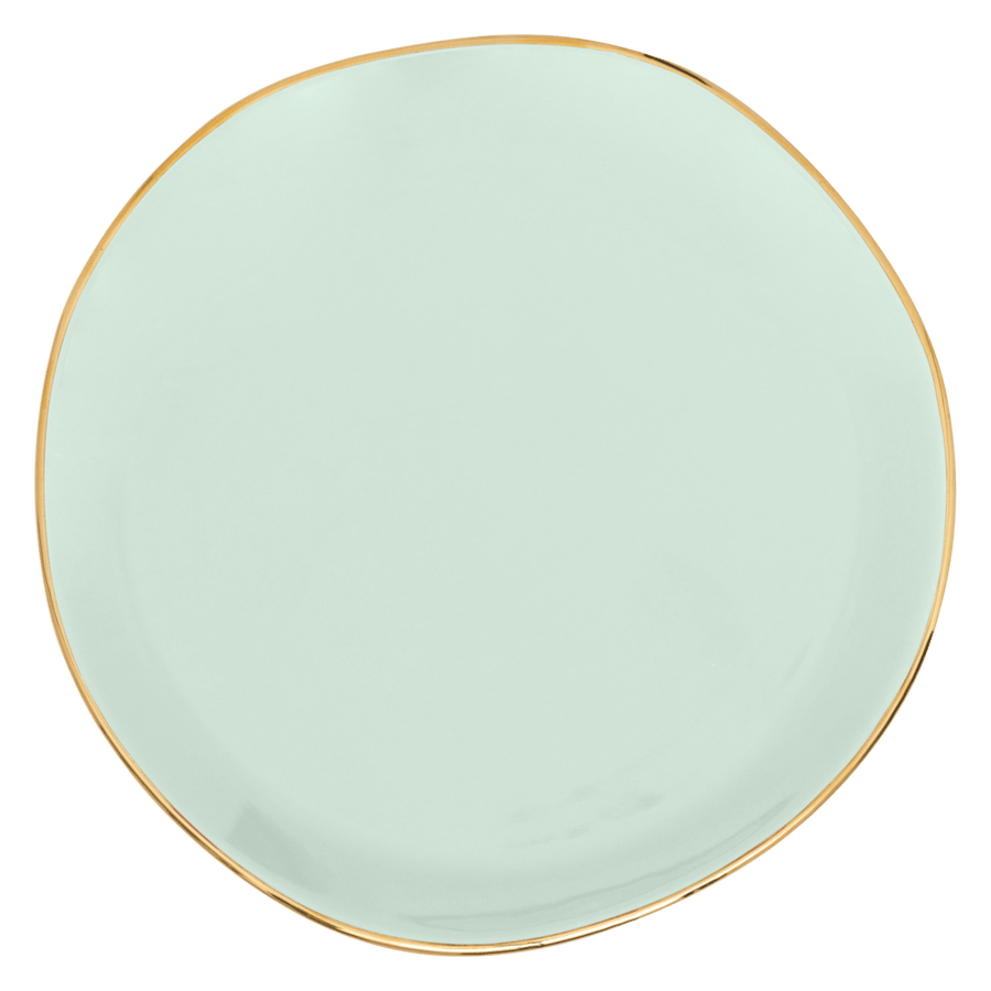 Good Morning bord Ø17 cm - Celadon - Set van 4