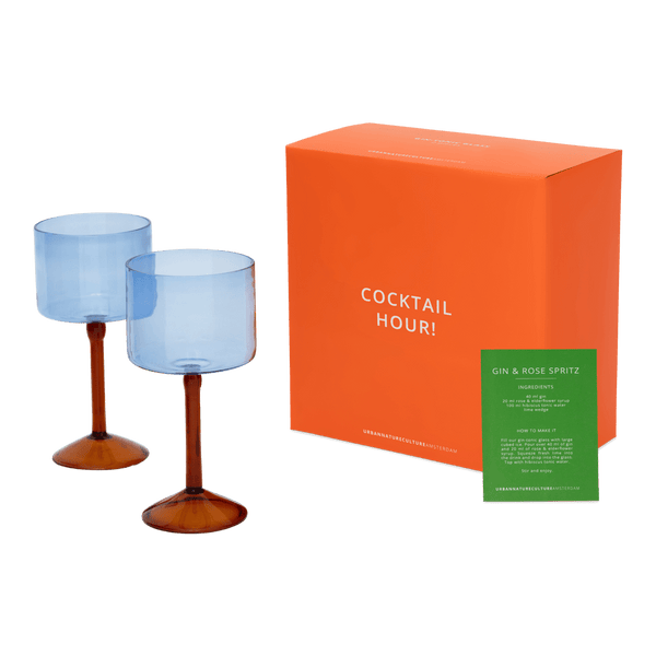 Gin-tonic cocktailglas, set van 2, in gift pack