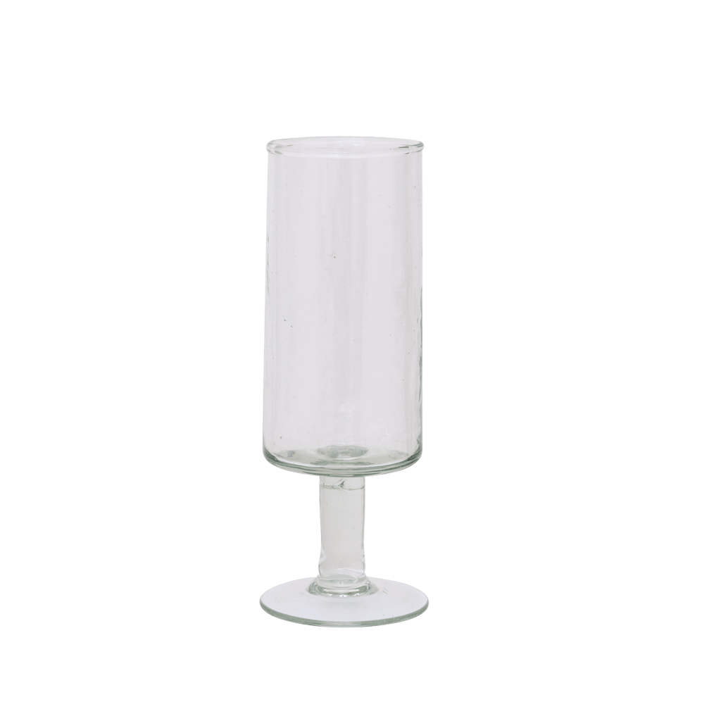 Champagneglas Hammered transparent - Set van 4