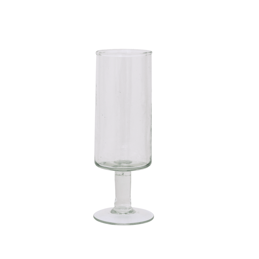Champagneglas Hammered transparent - Set van 4