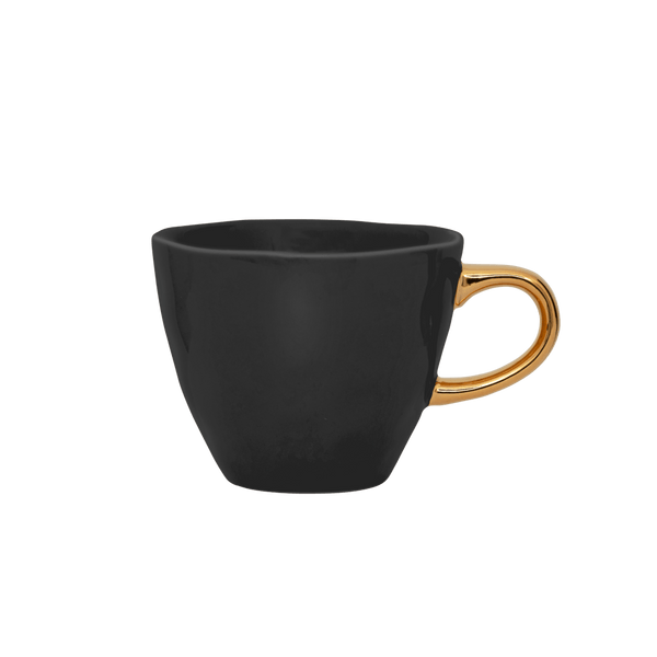 Good Morning kop Coffee Ø8 cm - Black - Set van 4
