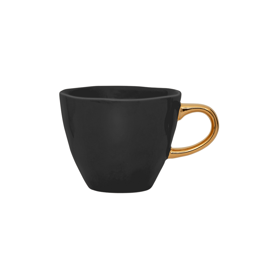 Good Morning kop Coffee Ø8 cm - Black - Set van 4