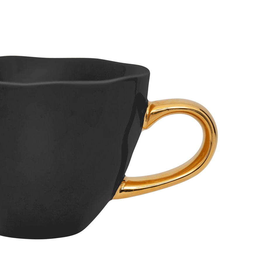Good Morning kop Coffee Ø8 cm - Black - Set van 4