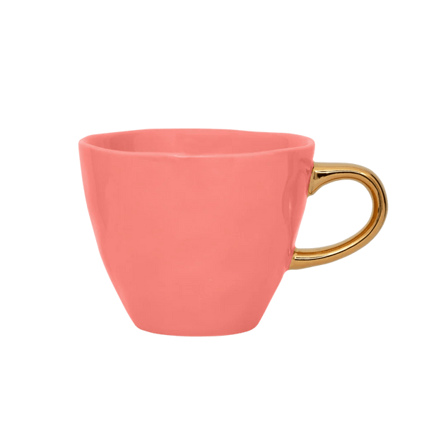 Good Morning kop Coffee Ø8 cm - Burnt Coral - Set van 2