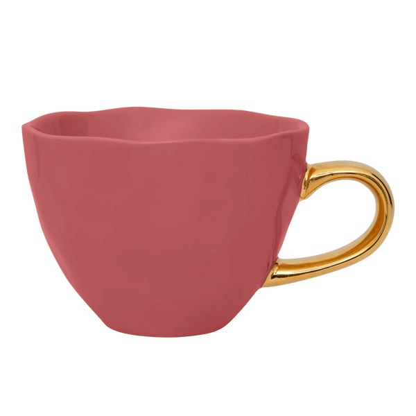 Good Morning kop Cappuccino / Tea Ø11 cm - Brandied Apricot - Set van 4