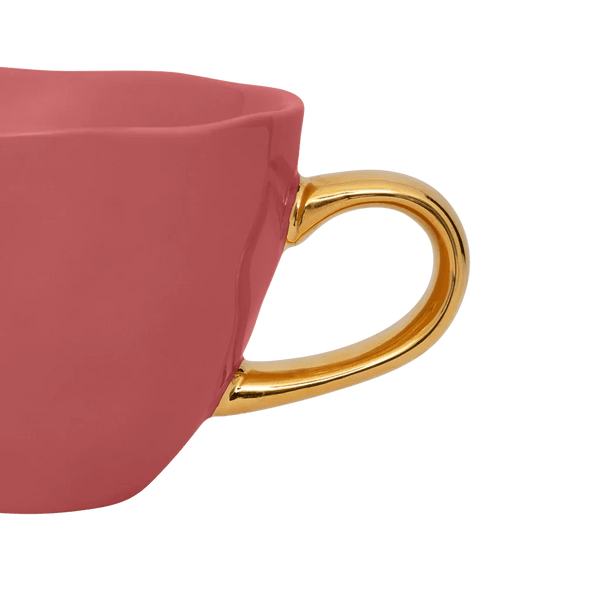 Good Morning kop Cappuccino / Tea Ø11 cm - Brandied Apricot - Set van 4