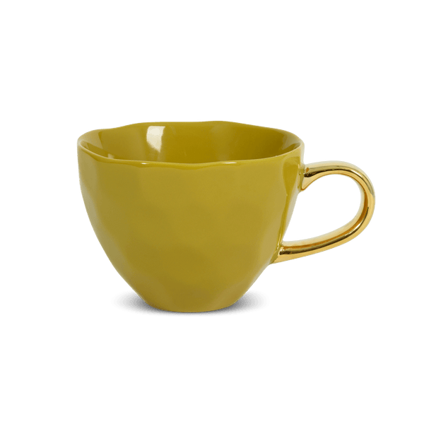 Good Morning kop Cappuccino / Tea Ø11 cm - Amber Green - Set van 4