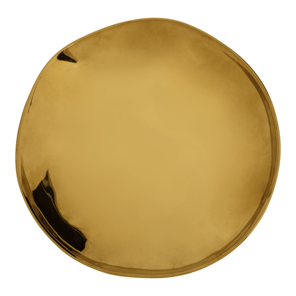 Good Morning bord Ø21 cm - Gold - Set van 4