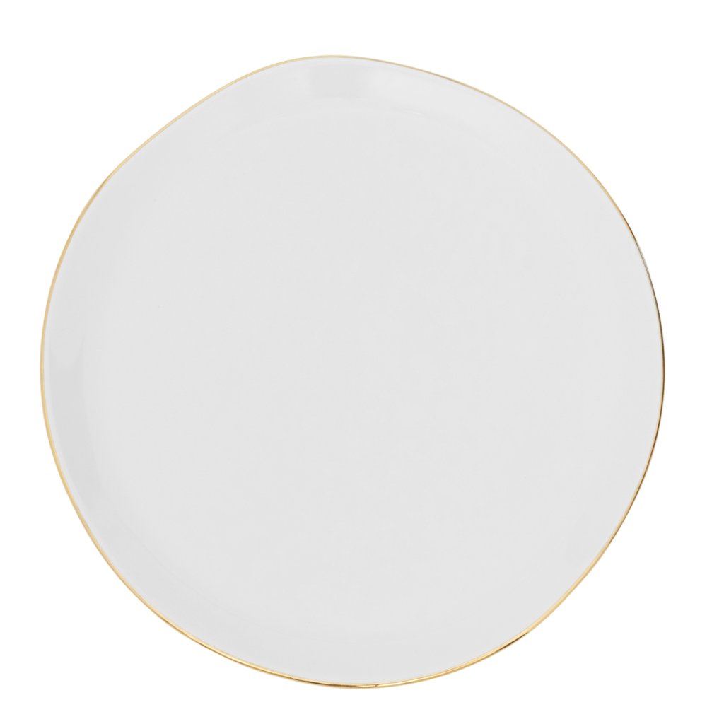 Good Morning bord Ø22.8 cm - White - Set van 4
