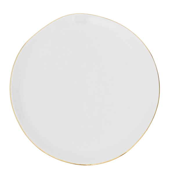 Good Morning bord Ø22.8 cm - White - Set van 4