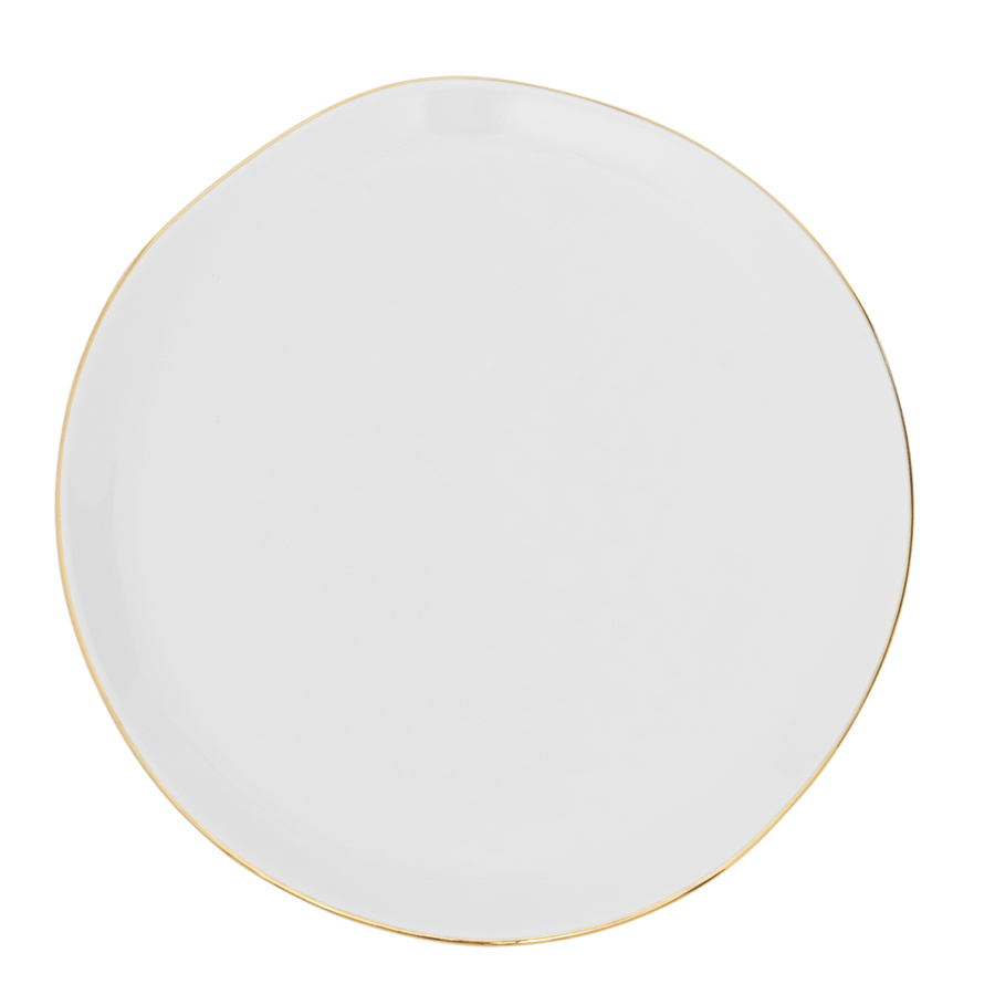 Good Morning bord Ø22.8 cm - White - Set van 4