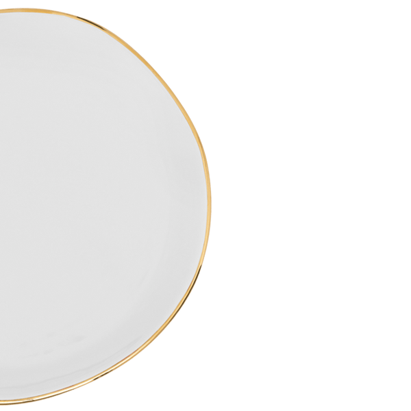 Good Morning bord Ø22.8 cm - White - Set van 4