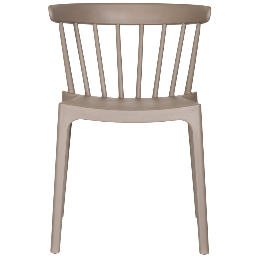 BLISS TUINSTOEL MET SPIJLEN KUNSTSTOF TAUPE