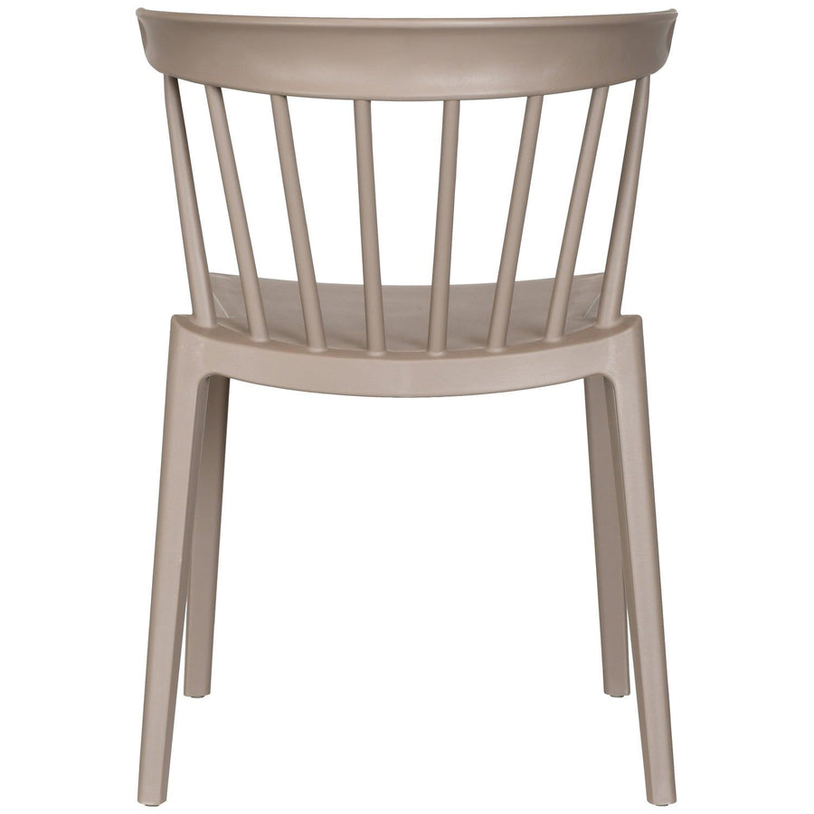 BLISS TUINSTOEL MET SPIJLEN KUNSTSTOF TAUPE